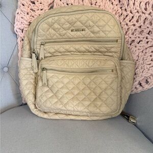 MZ Wallace Crosby Backpack in Buff